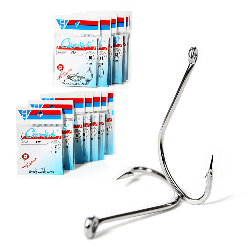 Fishing Hook Offset - Ckamakastu F22 White Saltwater Assist Jig