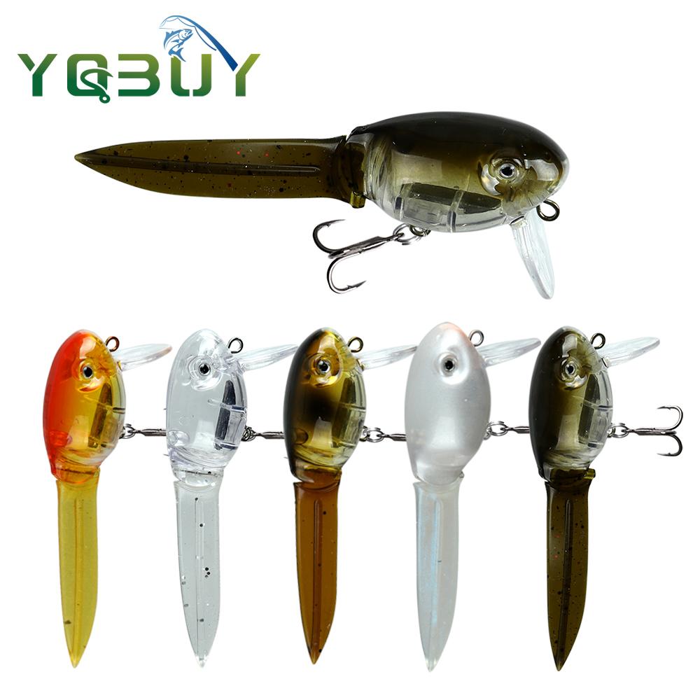 Fishing Hook Treble - 1pcs Tadpole Hard Bait Fishing Lure,
