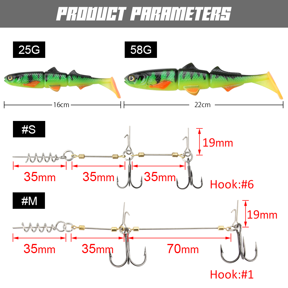 Spinpoler Pike Stinger Rig Hoo - Fishing Hook Size ulasan dan harga