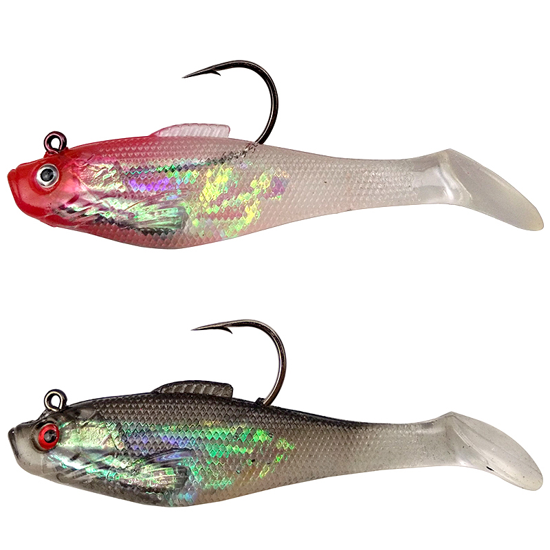 6Pcs/Bag Fishing Lures with Fi - Fishing Hook Size ulasan dan harga