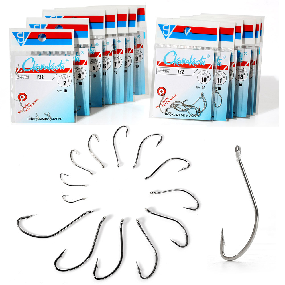 Ckamakastu F22 White Saltwater - Fishing Hook Offset ulasan dan harga