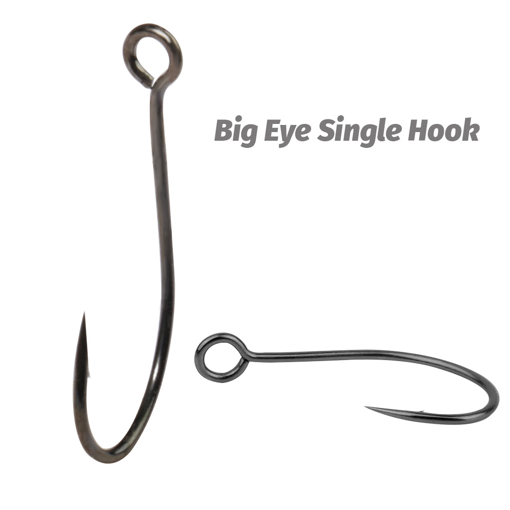 20PCS Big Ring Single Hooks 2# - Fishing Hook Circle ulasan dan harga