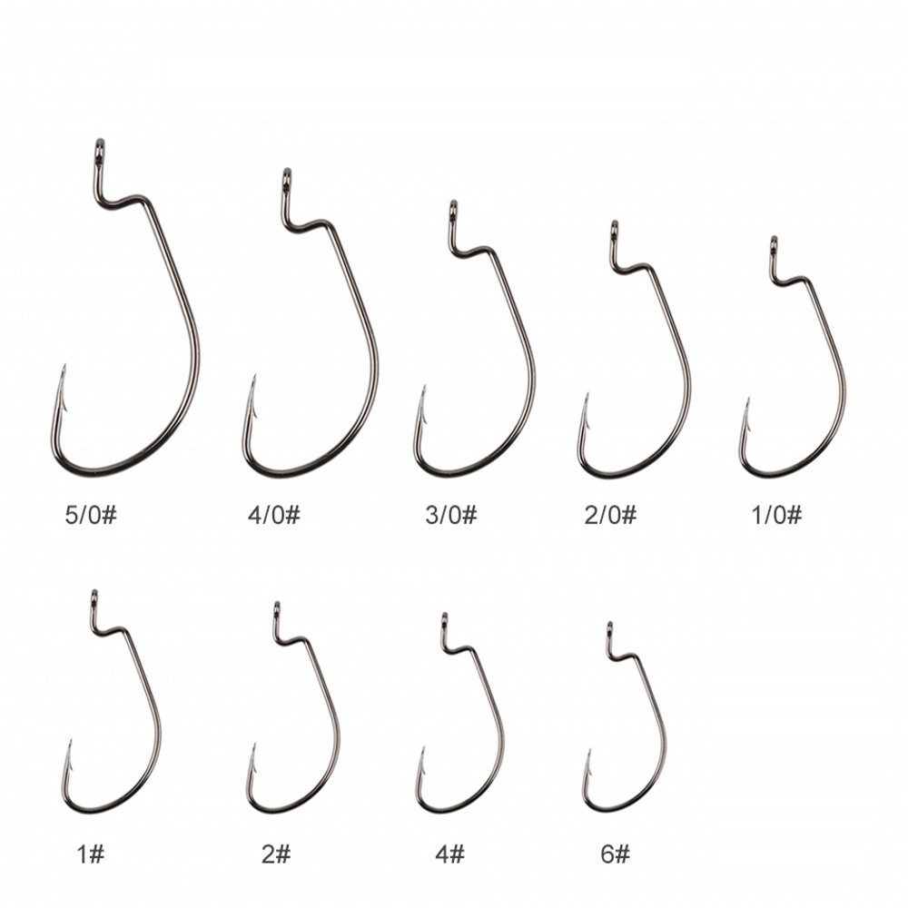 20pcs/lot Wide gap Texas fishi - Fishing Hook Offset ulasan dan harga