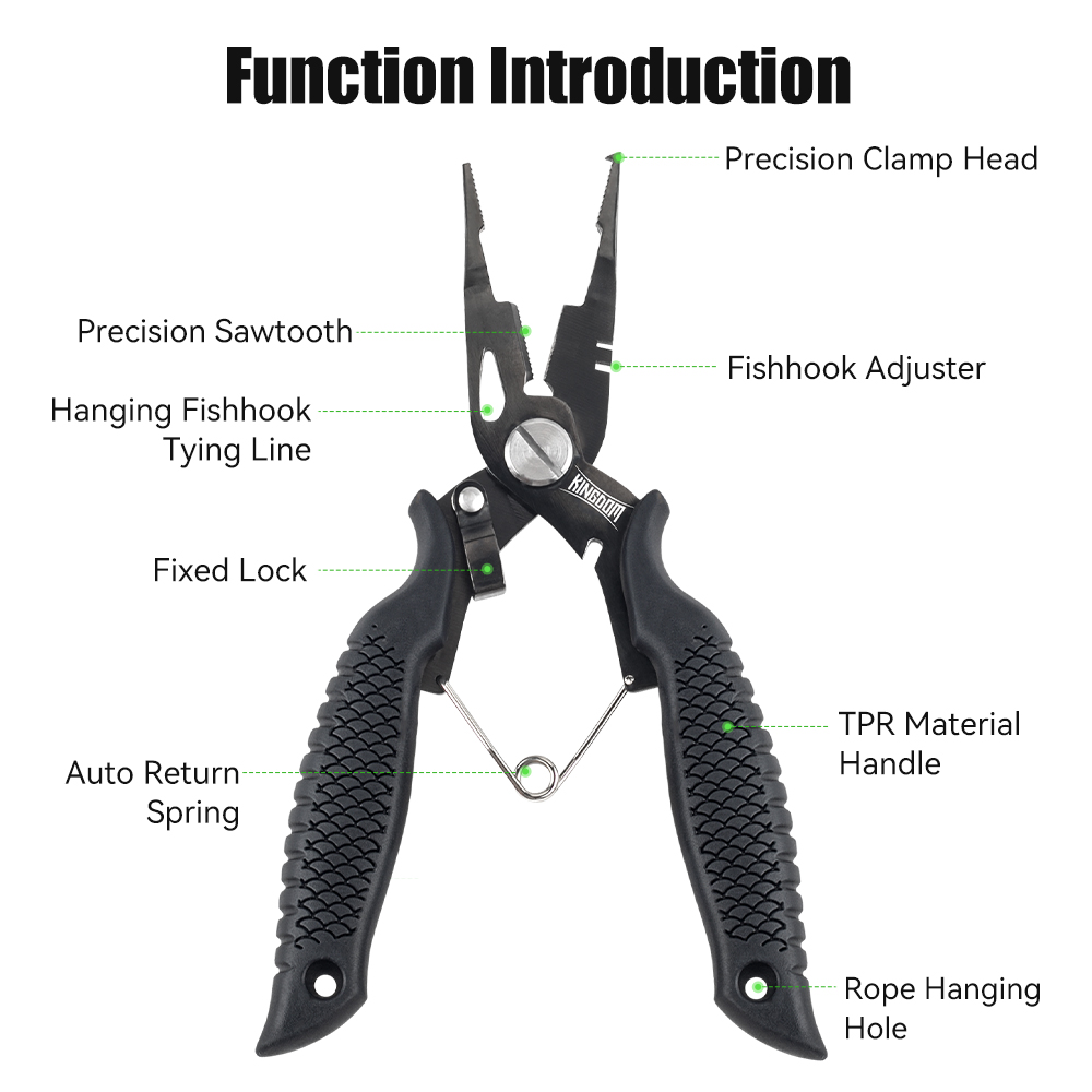 Kingdom Fishing Pliers Multifu - Fishing Hook Remover ulasan dan harga