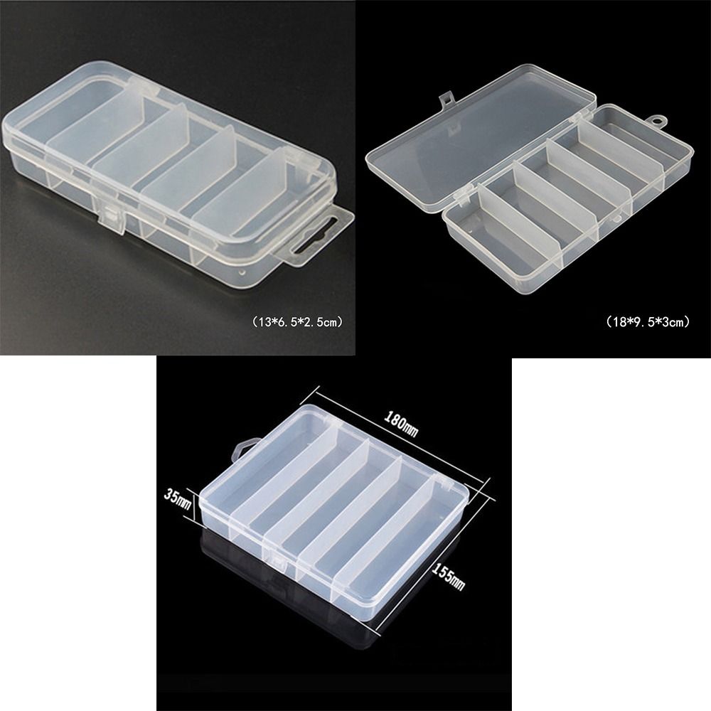 1/3pcs 3 Sizes of Plastic Fish - Fishing Hook Size ulasan dan harga