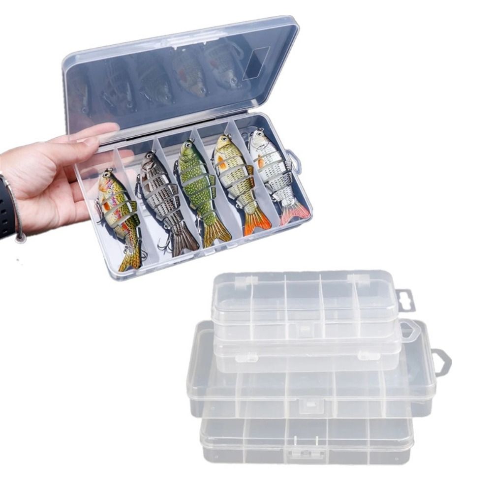 1/3pcs 3 Sizes of Plastic Fish - Fishing Hook Size ulasan dan harga