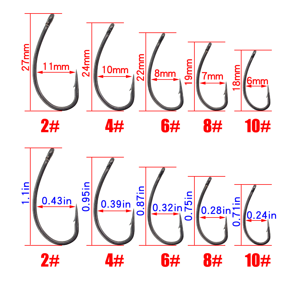 Hirisi 30x Carp Fishing Hooks  - Fishing Hook Barbless ulasan dan harga