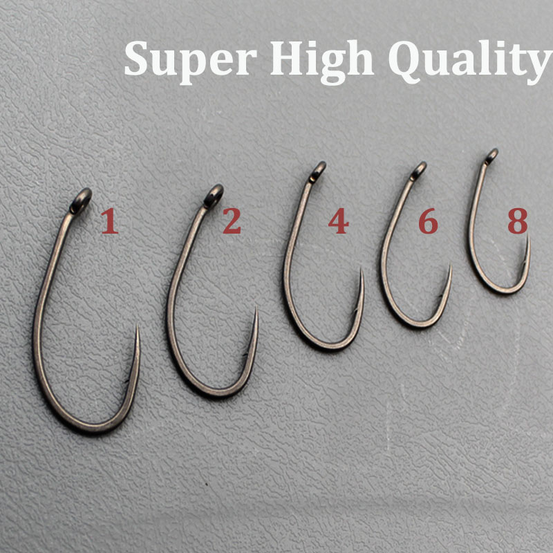 20PCS/Lot Carp fishing PTFE co - Fishing Hook Offset ulasan dan harga