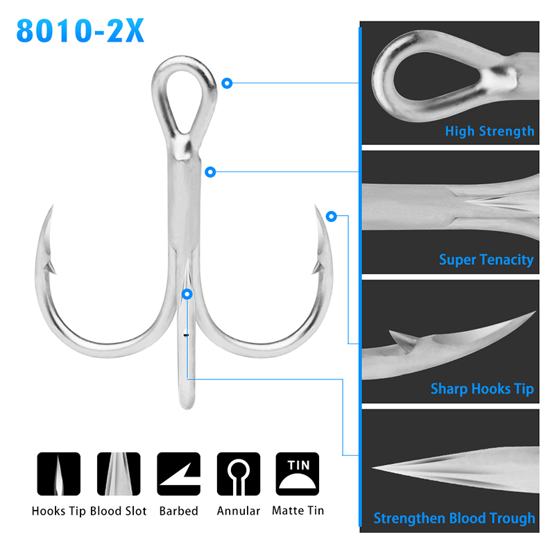 PROBEROS 20Pcs/lot Saltwater F - Fishing Hook Offset ulasan dan harga