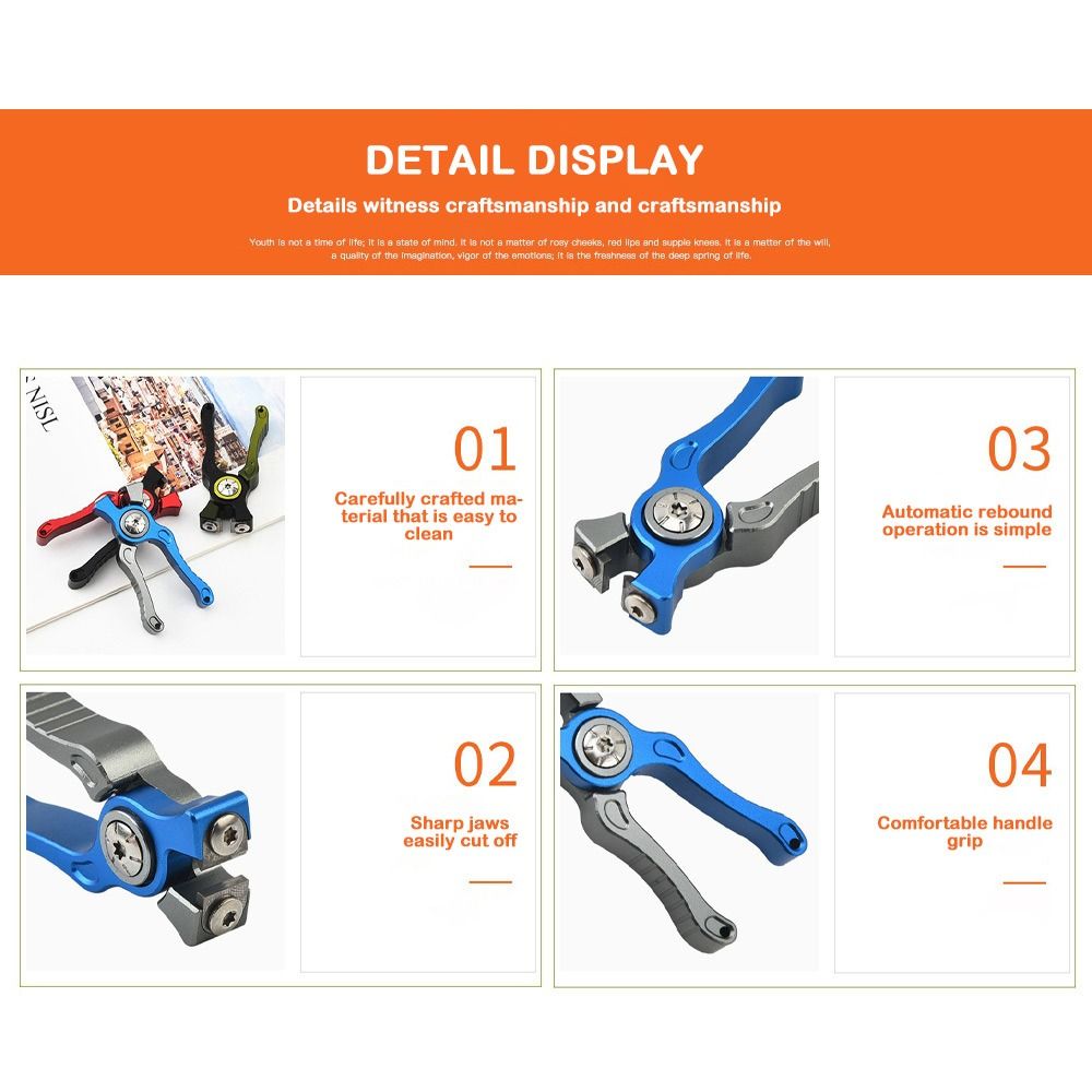 Aluminum Alloy Fishing Pliers  - Fishing Hook Remover ulasan dan harga