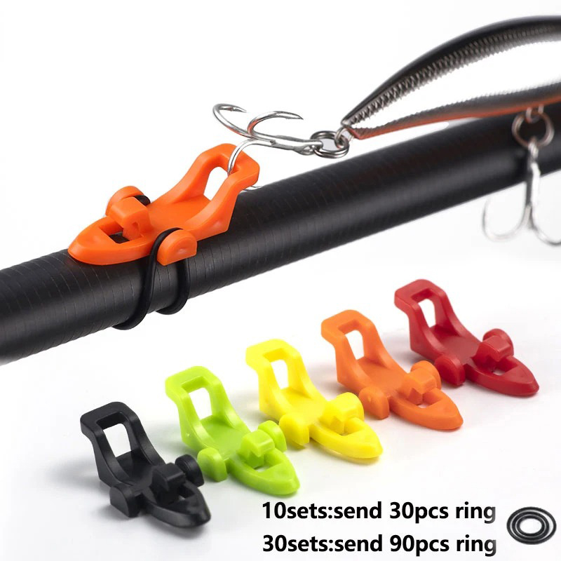 1-10pcs Fishing Rod Pole Hook  - Fishing Hook Jig ulasan dan harga