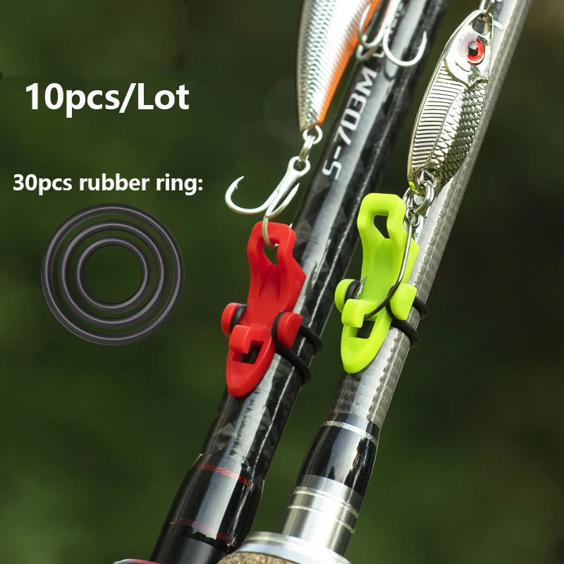 1-10pcs Fishing Rod Pole Hook  - Fishing Hook Jig ulasan dan harga