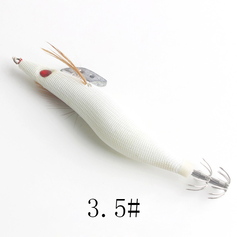 1PCS  Luminous Squid Jigs  Whi - Fishing Hook Size ulasan dan harga