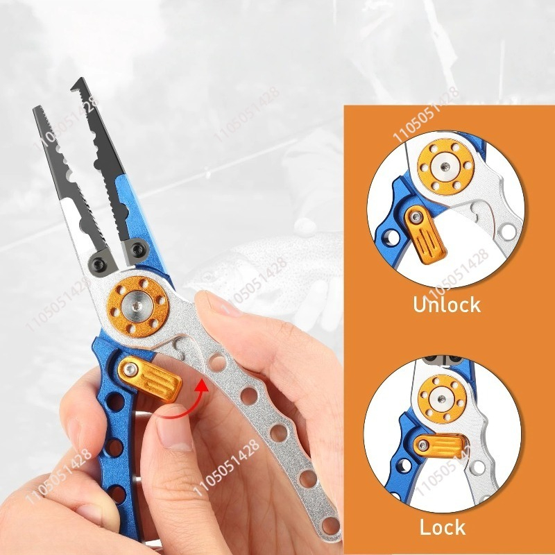 Aluminum Fishing Tackle Pliers - Fishing Hook Remover ulasan dan harga