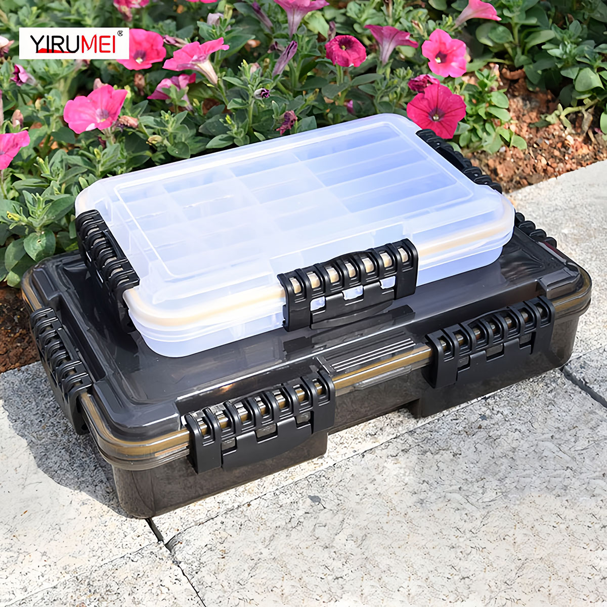 Waterproof Fishing Tackle Box  - Fishing Hook Size ulasan dan harga