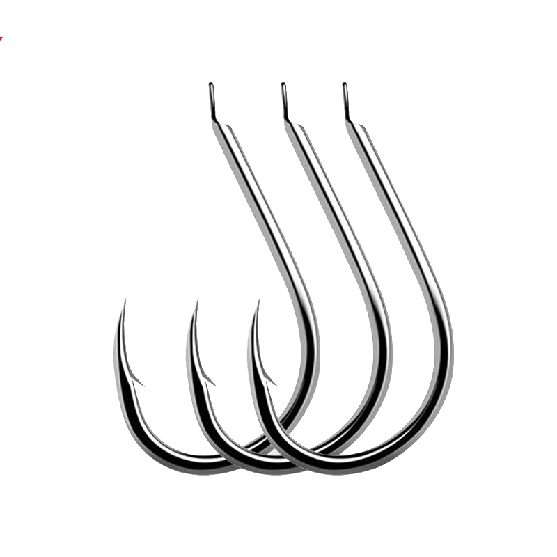 100pcs/Lot 7 Size Barbed Fishi - Fishing Hook Circle ulasan dan harga