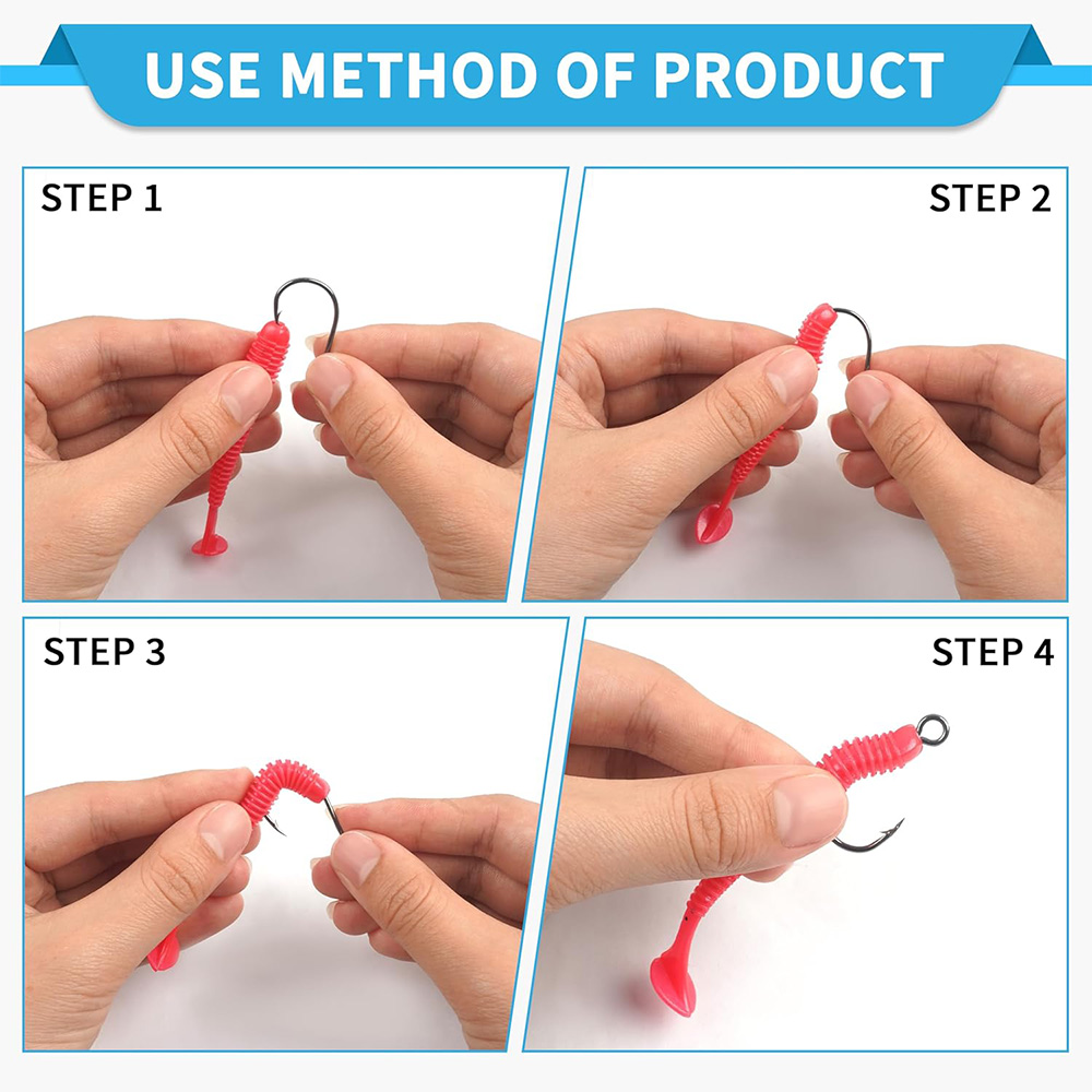 70Pcs Fishing Inline Single Ho - Fishing Hook Offset ulasan dan harga