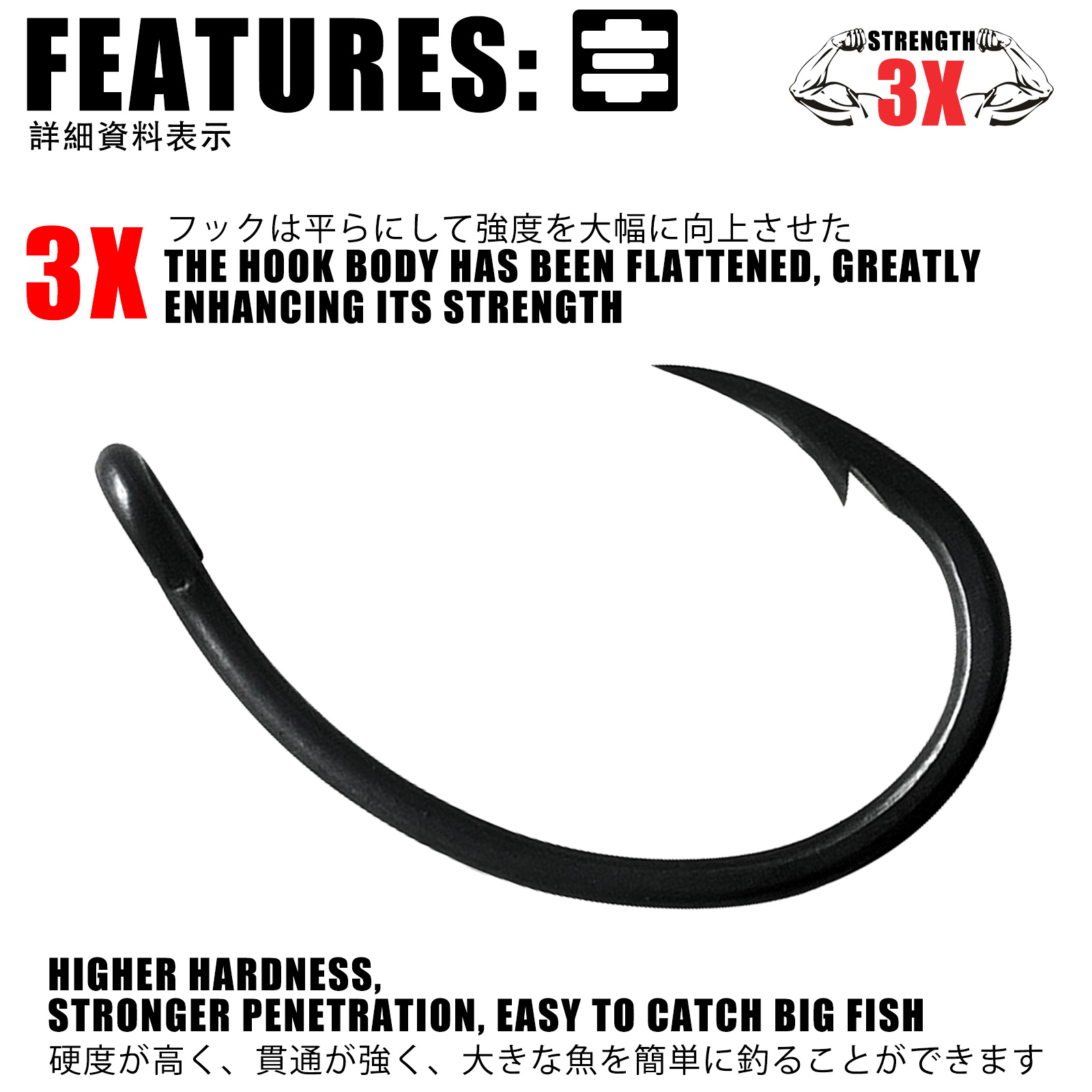 50pcs Carp Fishing Hooks PTFE  - Fishing Hook Offset ulasan dan harga