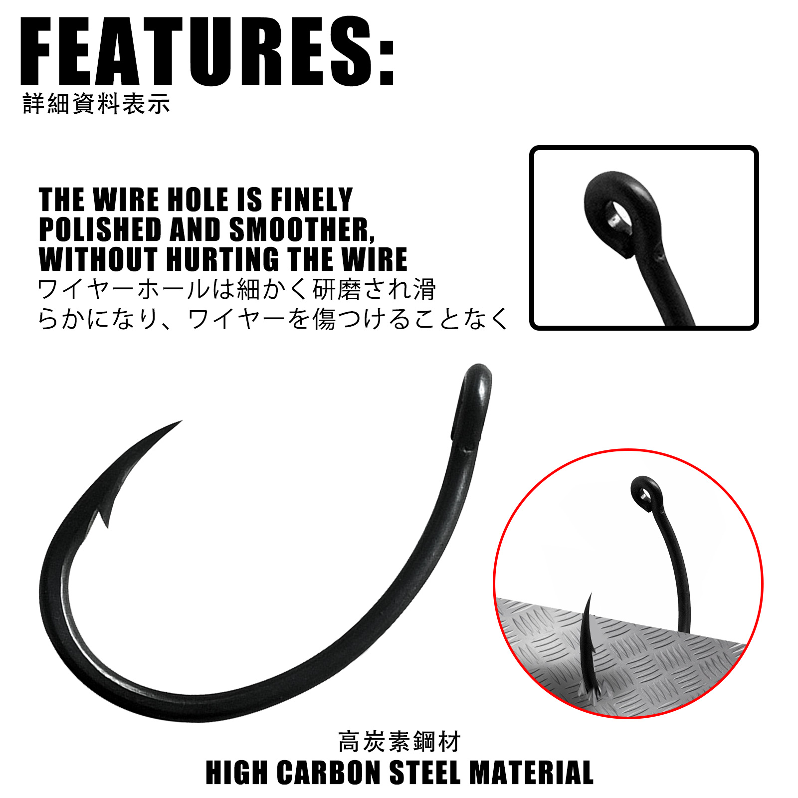50pcs Carp Fishing Hooks PTFE  - Fishing Hook Offset ulasan dan harga