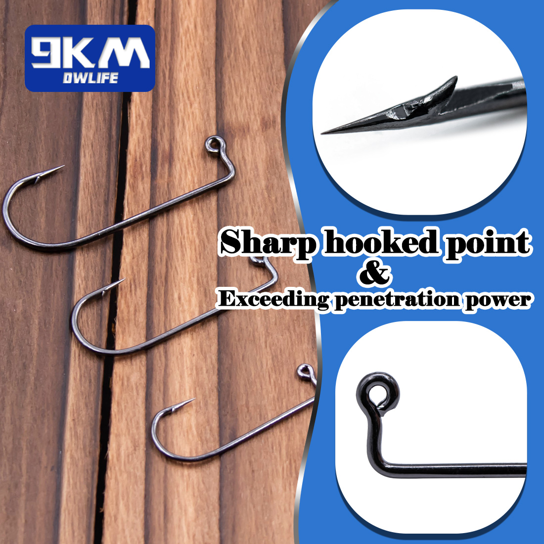 Fishing Jig Hook 50~200Pcs 90  - Fishing Hook Offset ulasan dan harga