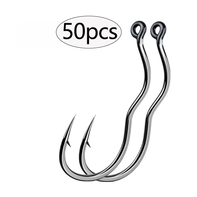 50 Pcs Durable Automatic Flip  - Fishing Hook Circle ulasan dan harga