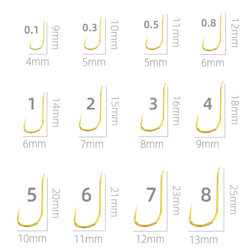 100 Pieces Shinkanto Barbless  - Fishing Hook Size ulasan dan harga