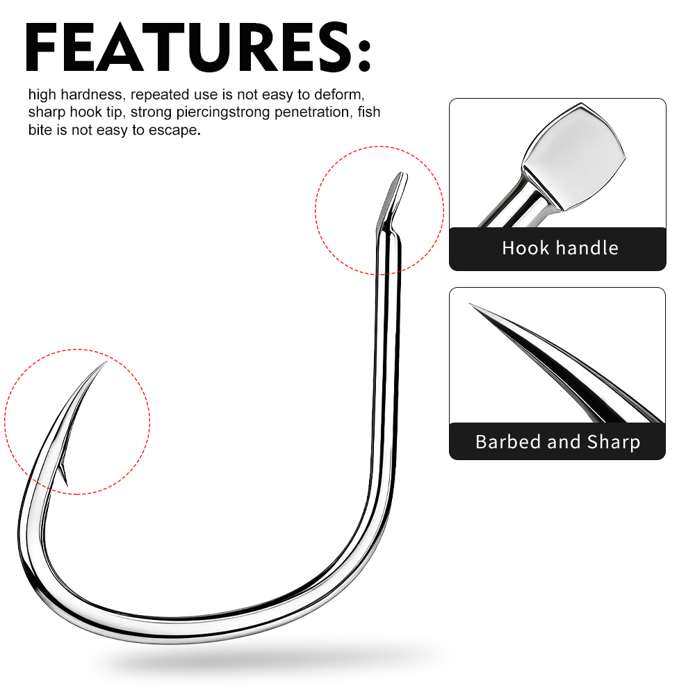 Proberos 20PCS/BOX High Carbon - Fishing Hook Circle ulasan dan harga