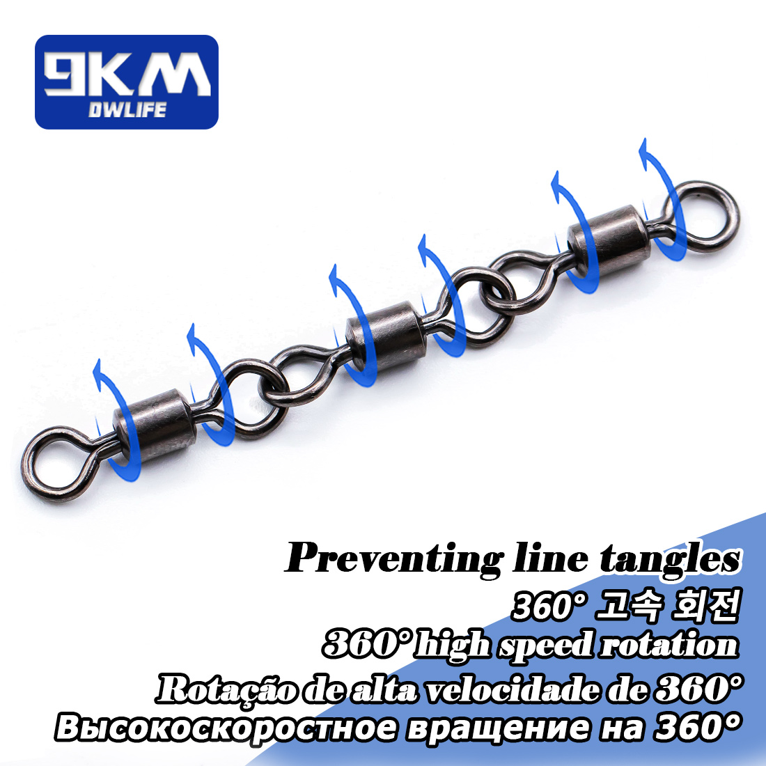 Three Joint Rolling Swivels Fi - Fishing Hook Offset ulasan dan harga