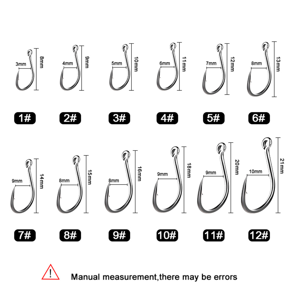 FTK 50-100pcs Gold Fishing Hoo - Fishing Hook Circle ulasan dan harga