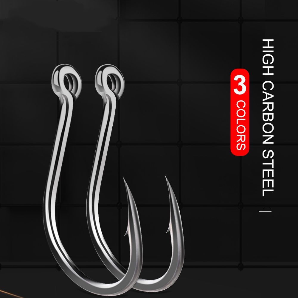 FTK 50-100pcs Gold Fishing Hoo - Fishing Hook Circle ulasan dan harga