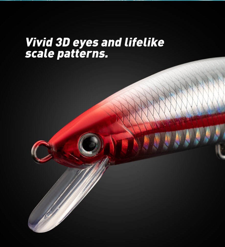 Fishing Lure Sinking Minnow 13 - Fishing Hook Treble ulasan dan harga