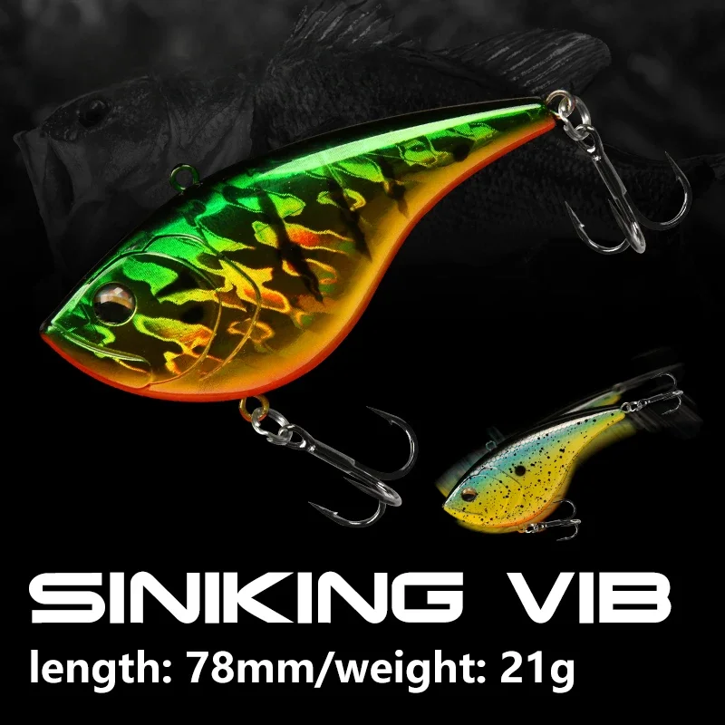 21g/78mm VIB Fishing Lure Arti - Fishing Hook Treble ulasan dan harga