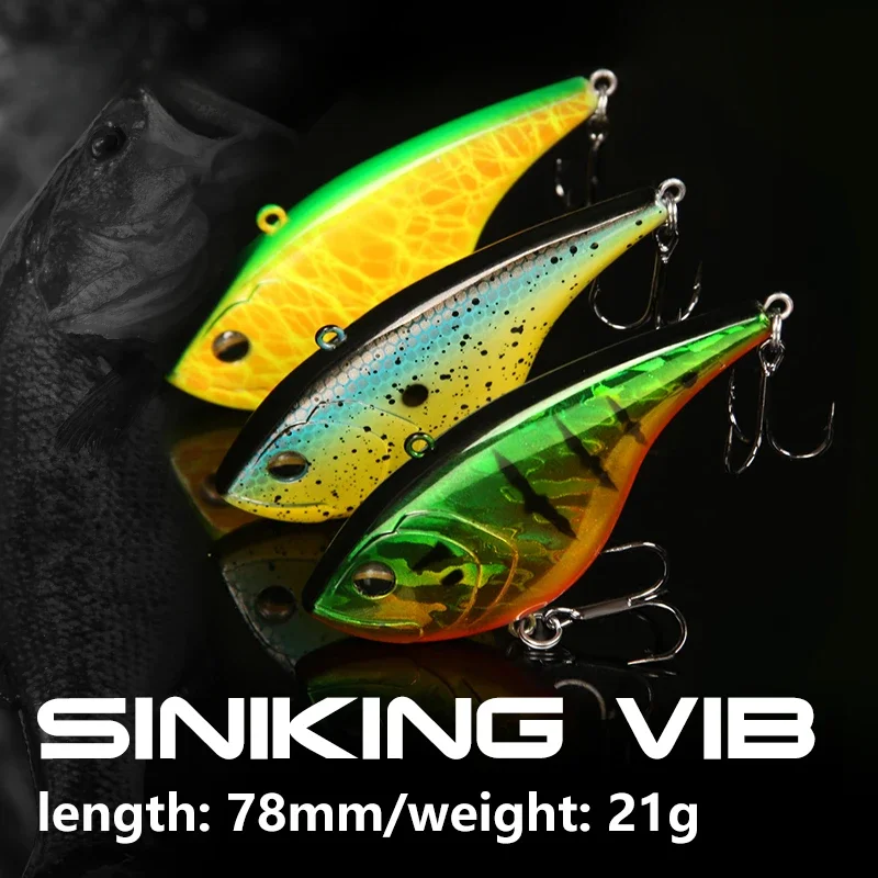 21g/78mm VIB Fishing Lure Arti - Fishing Hook Treble ulasan dan harga