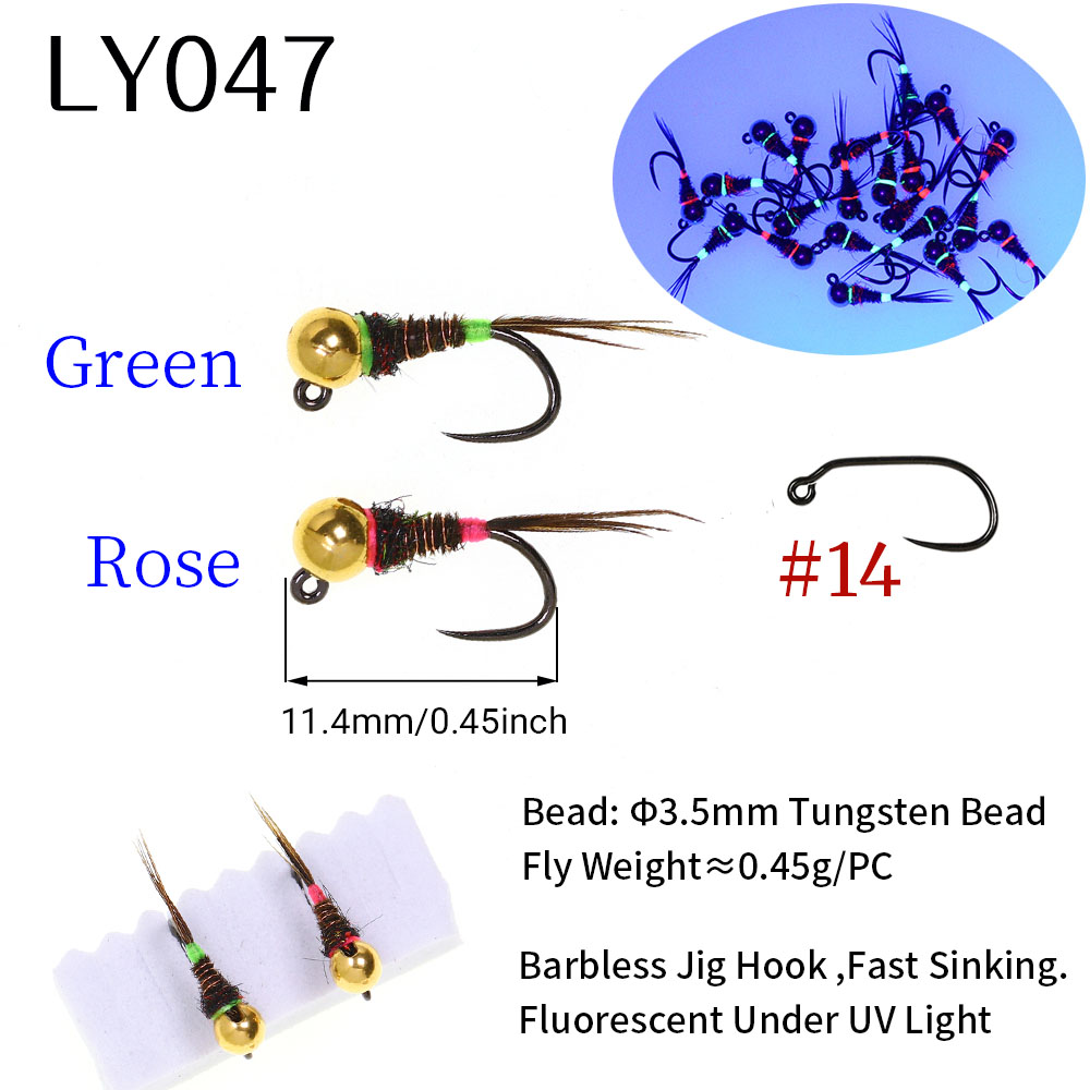 6PCS Fast Sinking Perdigon Eur - Fishing Hook Barbless ulasan dan harga