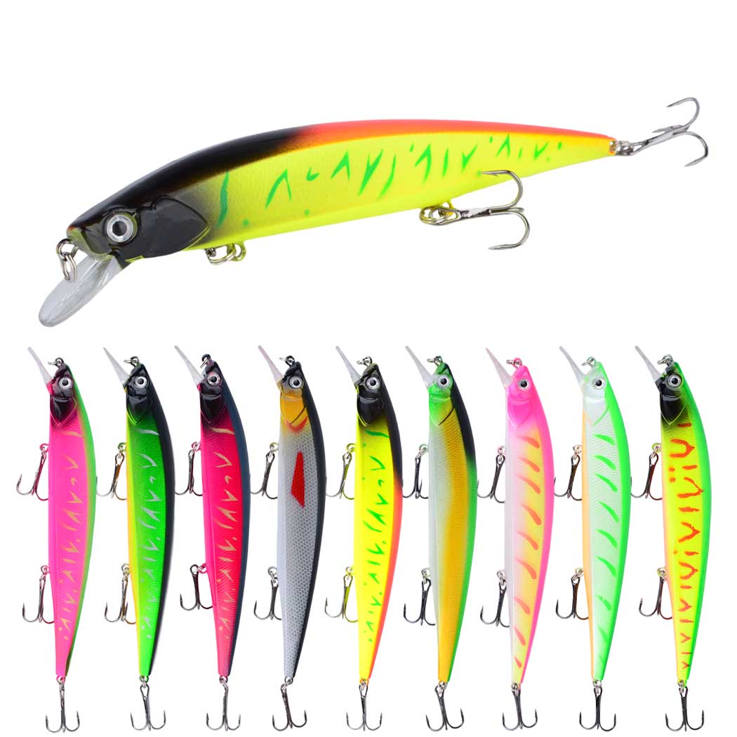 1pc 14cm/20g Plastic Simulatio - Fishing Hook Treble ulasan dan harga