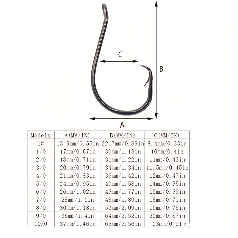 50pcs Circle Hooks Fishing Equ - Fishing Hook Circle ulasan dan harga