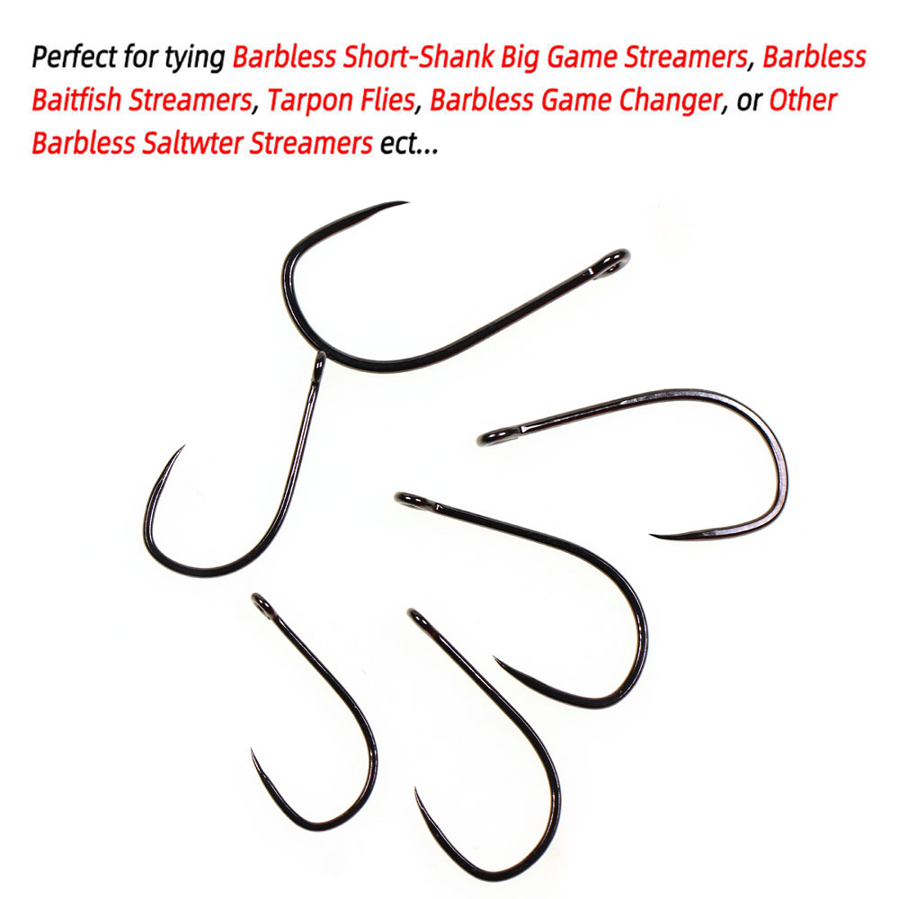 20pcs #1 1/0 2/0 3/0 4/0 5/0 S - Fishing Hook Barbless ulasan dan harga